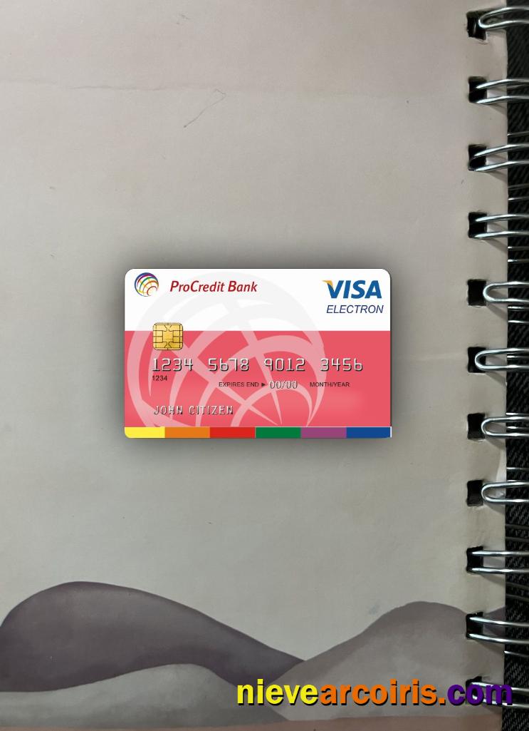Romania ProCredit Bank Visa Electron photolook